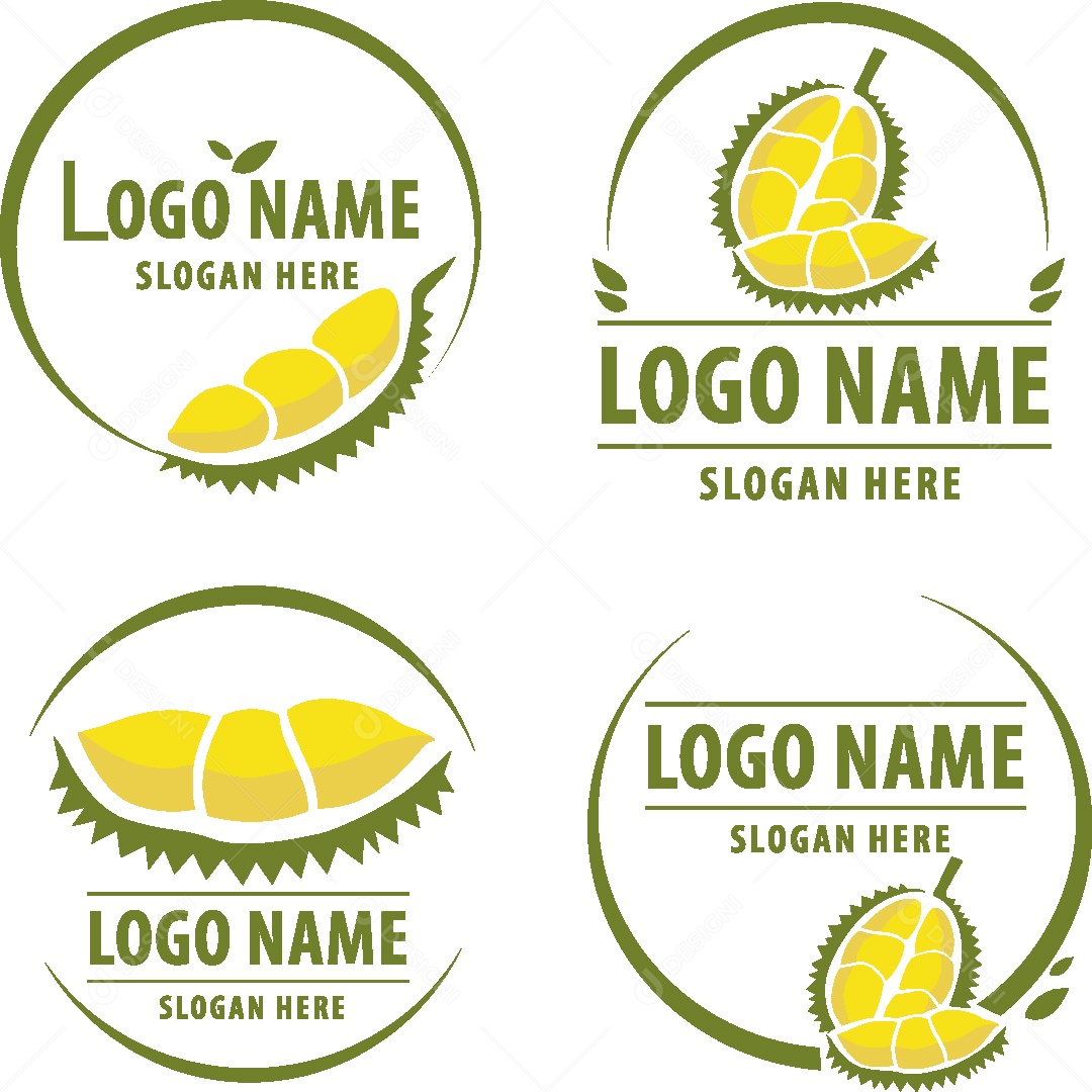 Logo Durião Ilustração Vetor EPS