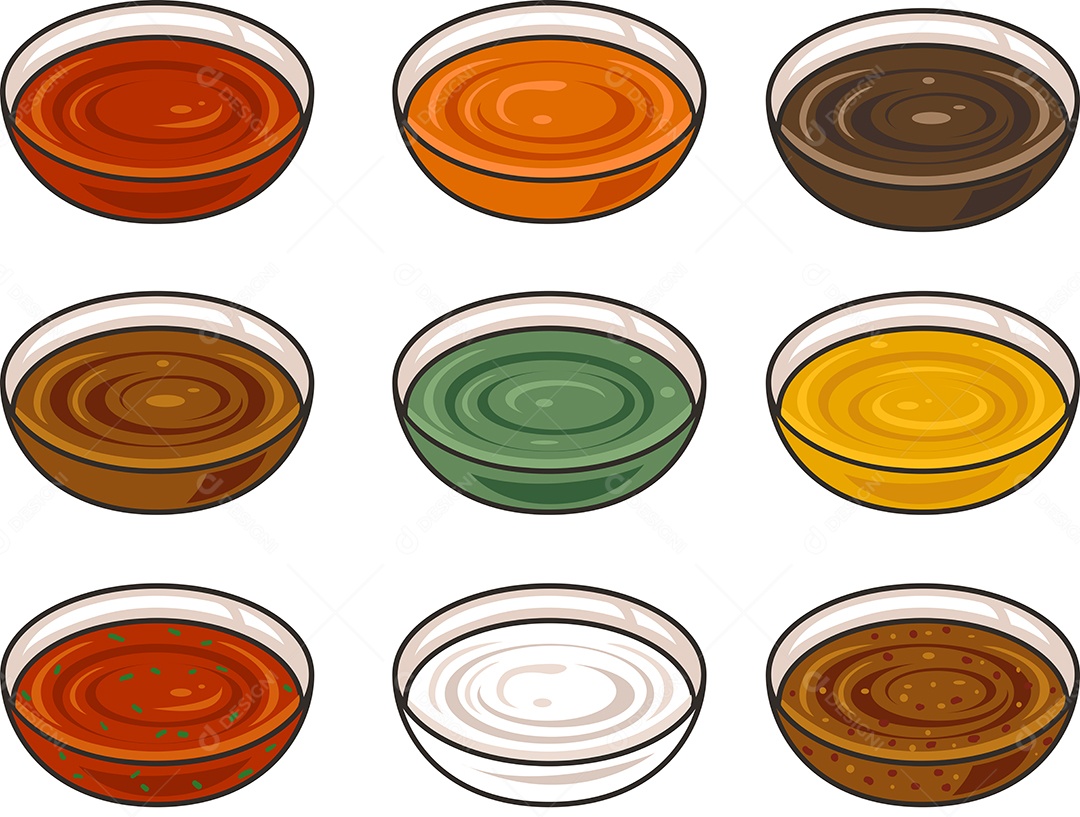 Coleção de Molhos Creme Curry AI