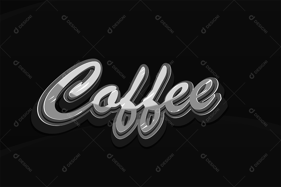 Efeito de Texto Coffee AI