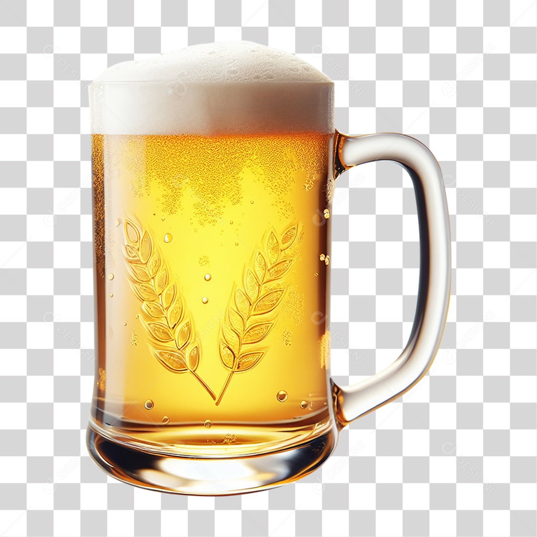 Copo de Cerveja PNG Transparente