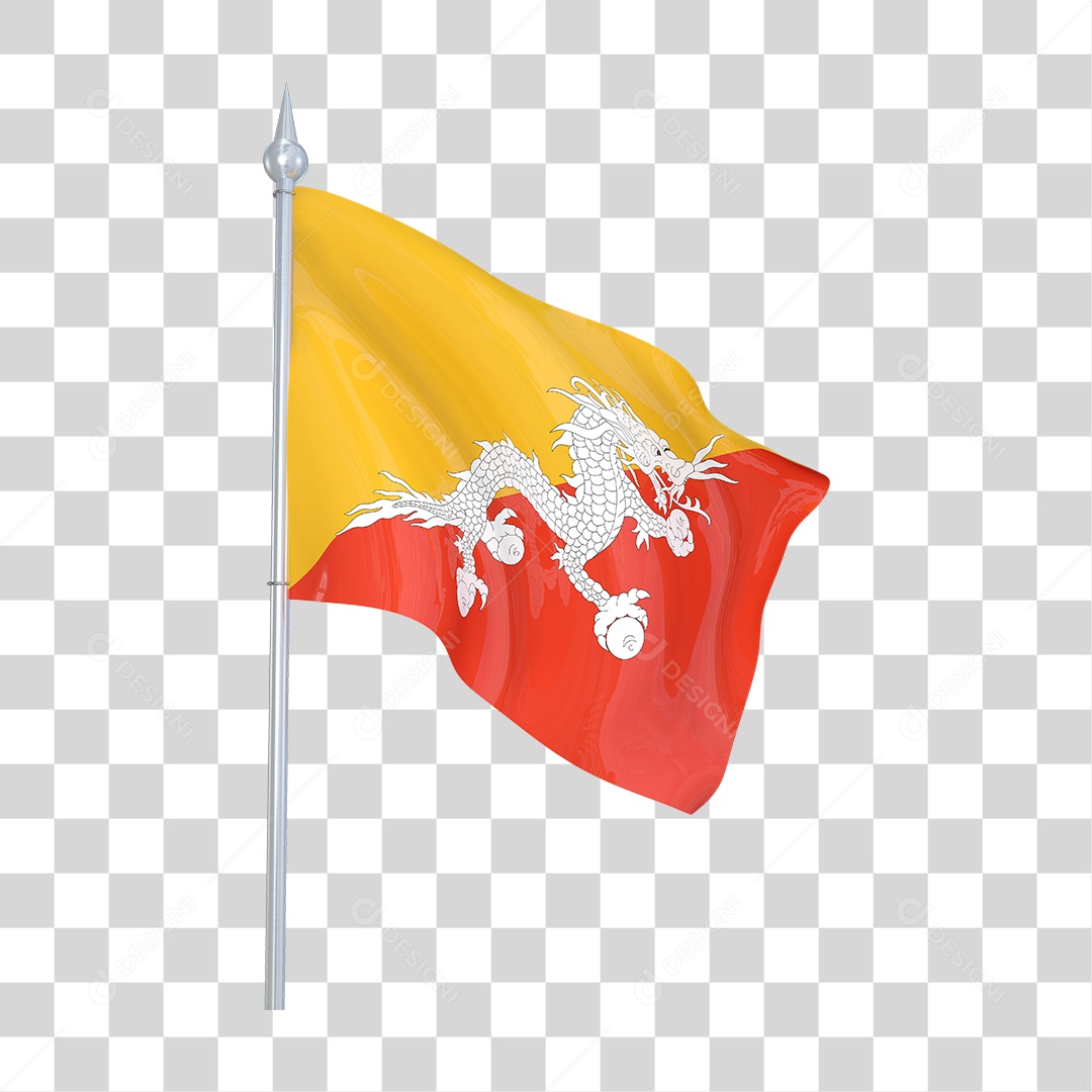 Bandeira do Afeganistão em Estilo Realista Formato PNG Transparente