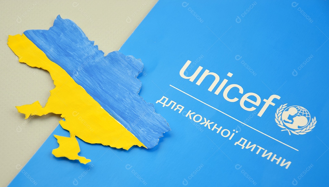 UNICEF Bandeira do Fundo Internacional para a Infância das Nações Unidas