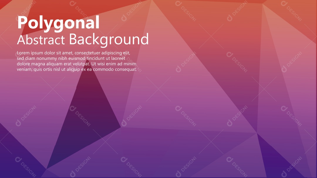 Background Poligonal Ilustrações Vetor EPS