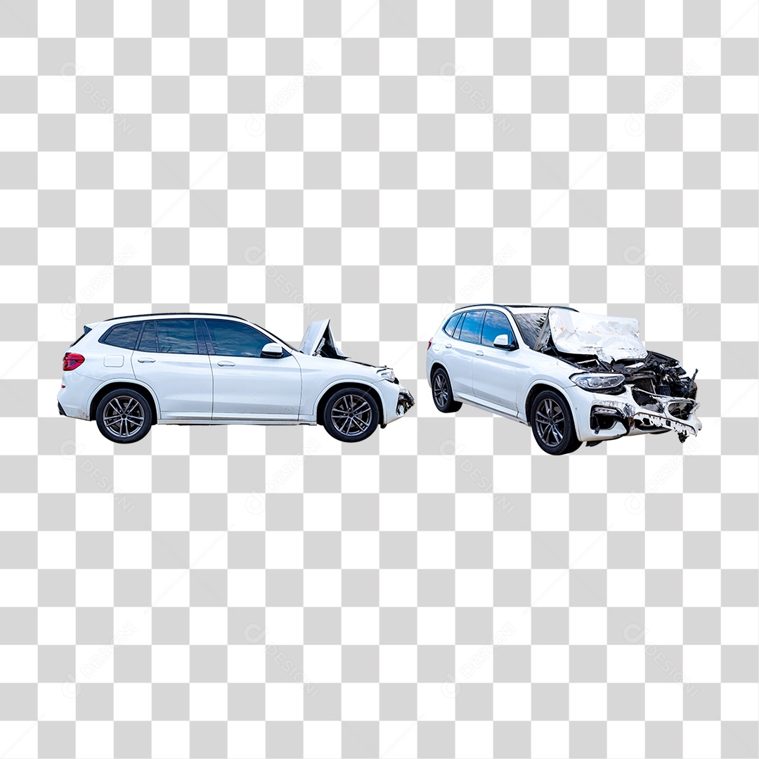 Carros Batidos Funilaria PNG Transparente