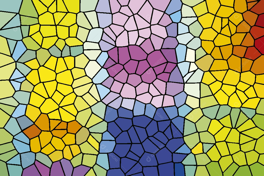 Background Vitral Colorido Abstrato Vetor EPS