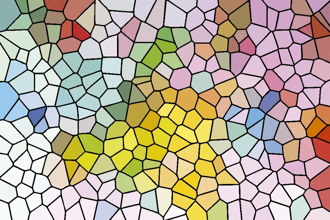 Background Vitral Colorido Abstrato Vetor EPS