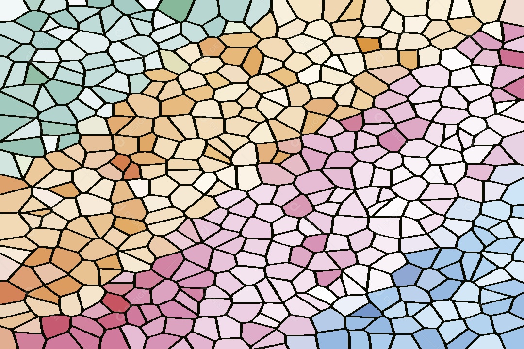 Background Vitral Colorido Abstrato Vetor EPS