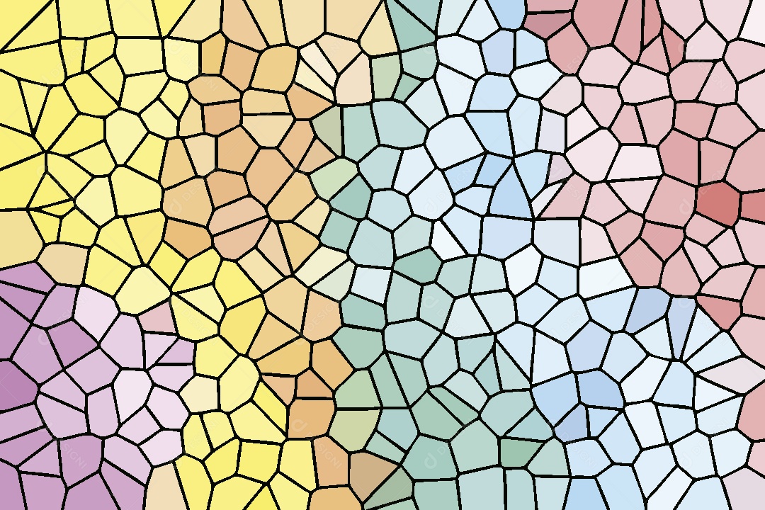 Background Vitral Colorido Abstrato Vetor EPS