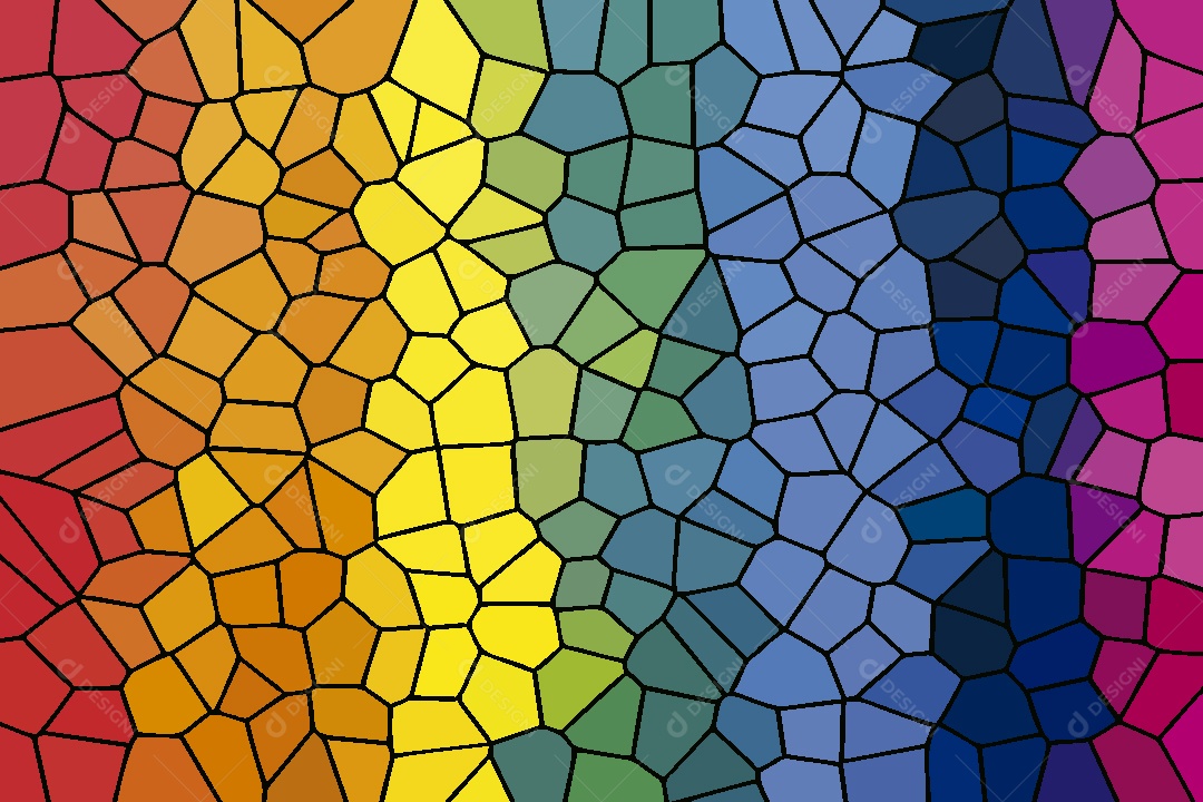 Background Vitral Colorido Abstrato Vetor EPS