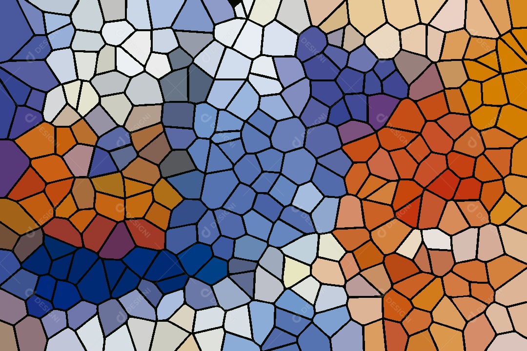 Background Vitral Colorido Abstrato Vetor EPS