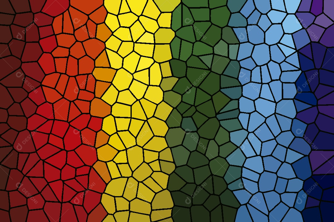 Background Vitral Colorido Abstrato Vetor EPS