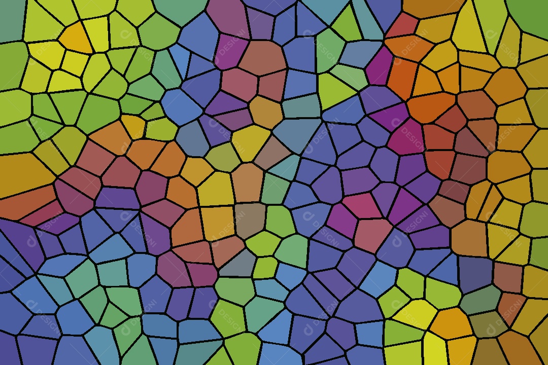 Background Vitral Colorido Abstrato Vetor EPS