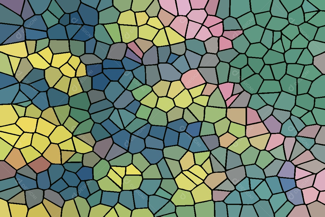 Background Vitral Colorido Abstrato Vetor EPS