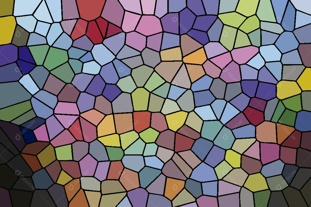 Background Vitral Colorido Abstrato Vetor EPS