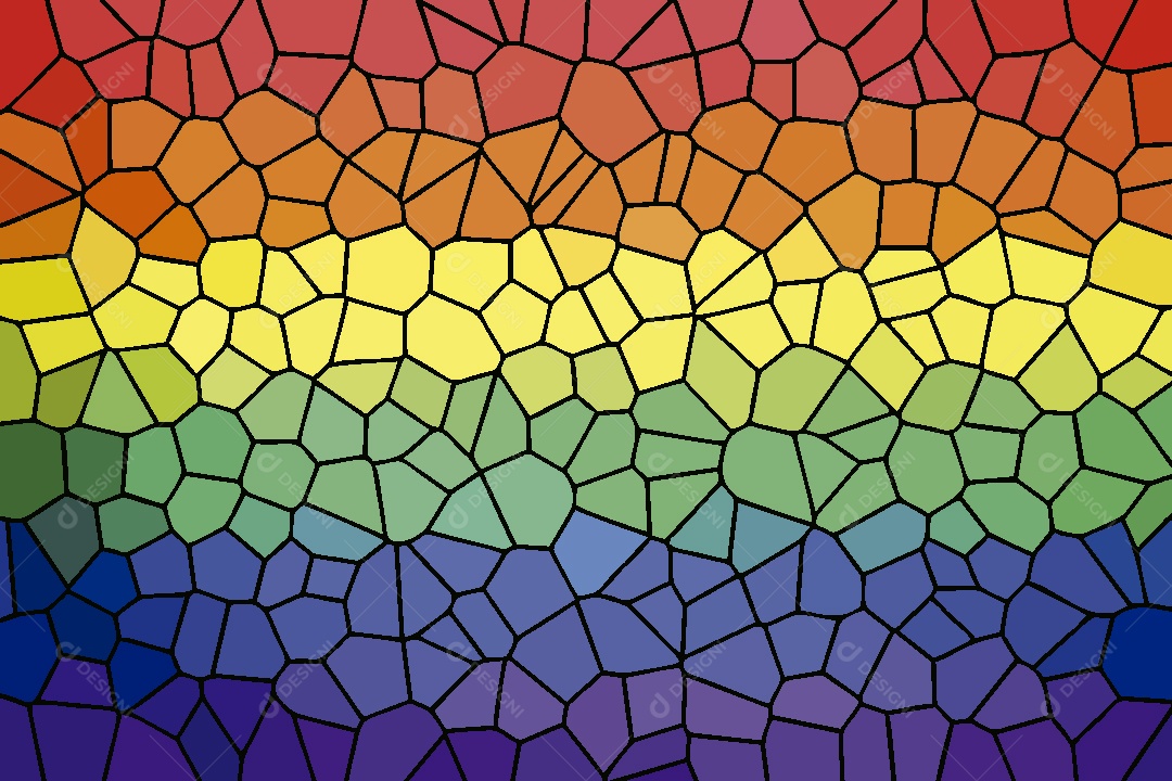 Background Vitral Colorido Abstrato Vetor EPS