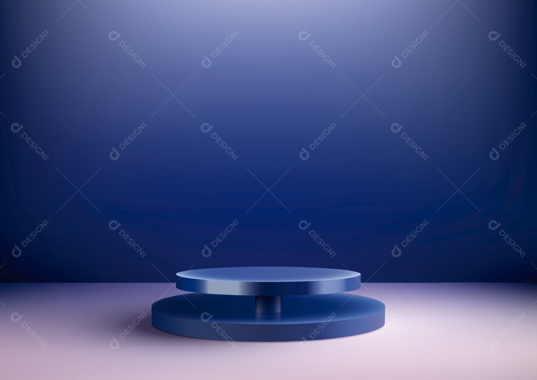 Modelo de Pódio Ilustração Vetor EPS