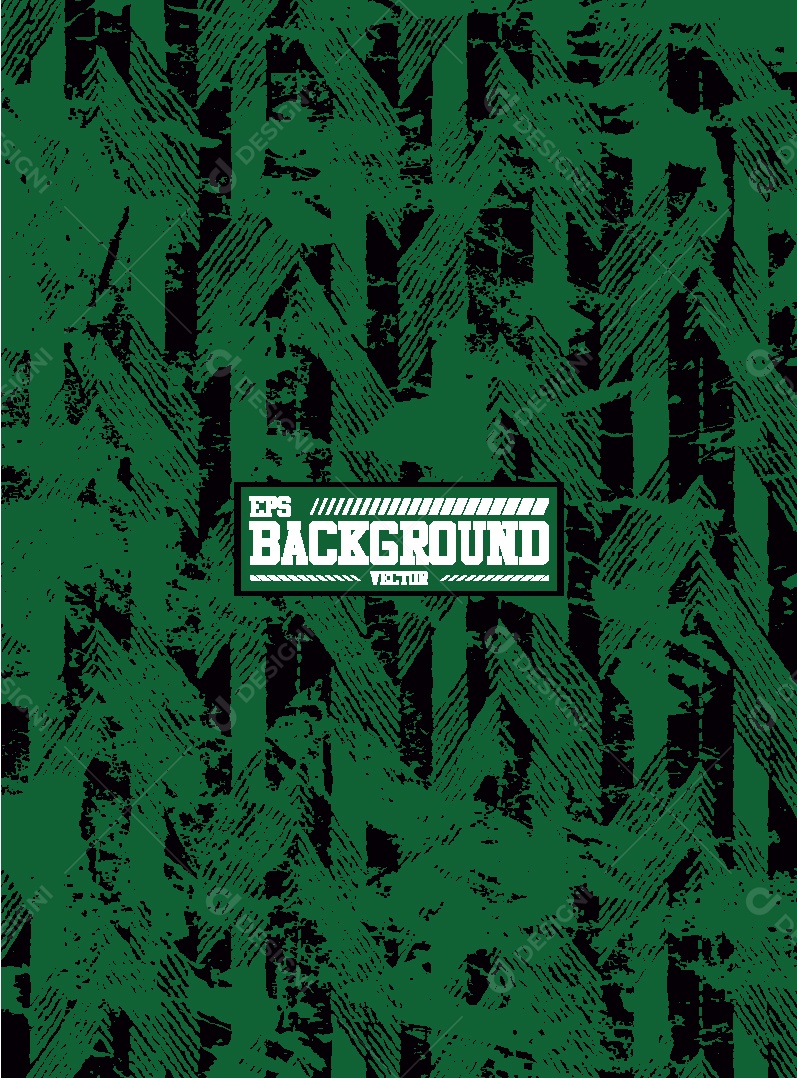 Background de Rabisco Verde e Preto Vetor EPS