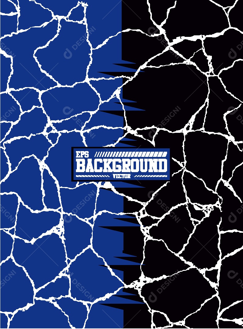 Background Rachado Azul e Preto Vetor EPS