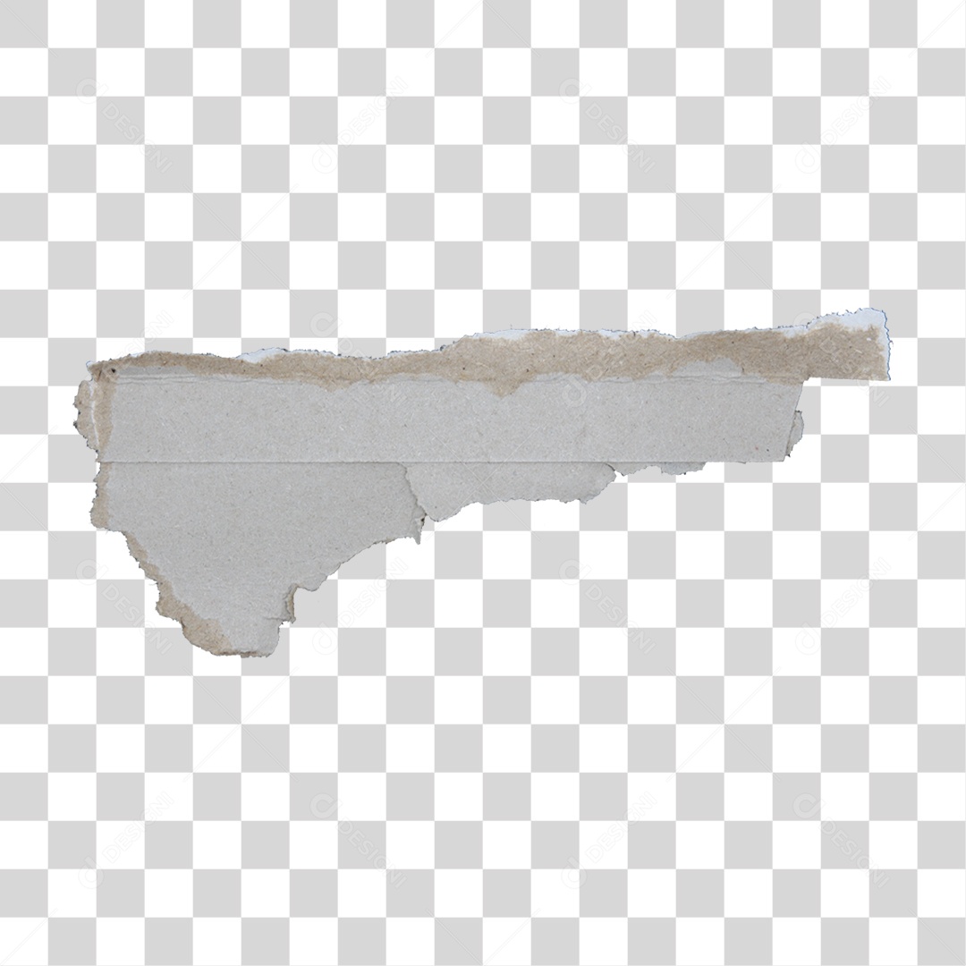 Pedaço de Papel Rasgado PNG Transparente