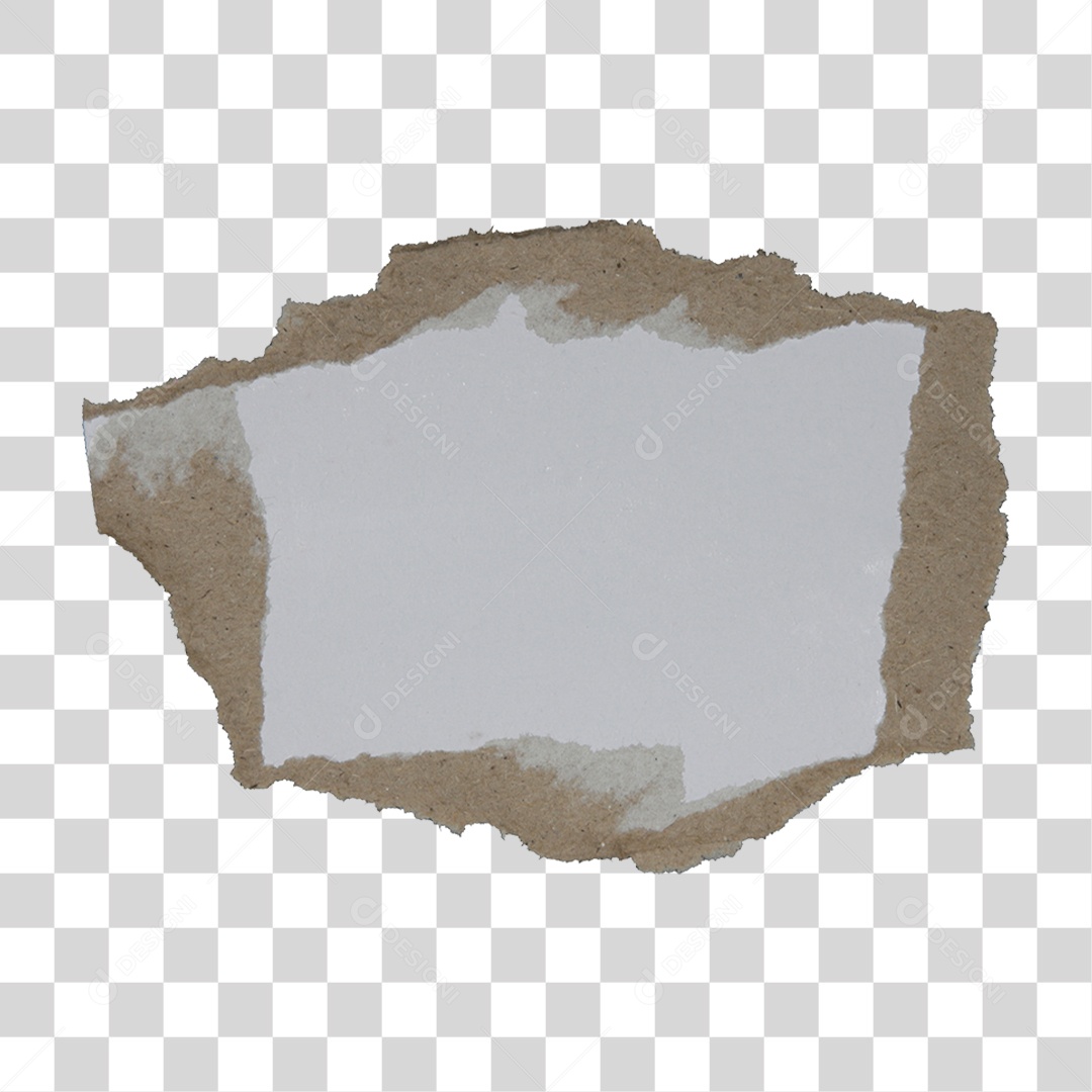 Pedaço de Papel Rasgado PNG Transparente