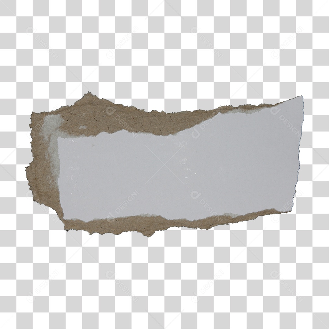 Pedaço de Papel Rasgado PNG Transparente