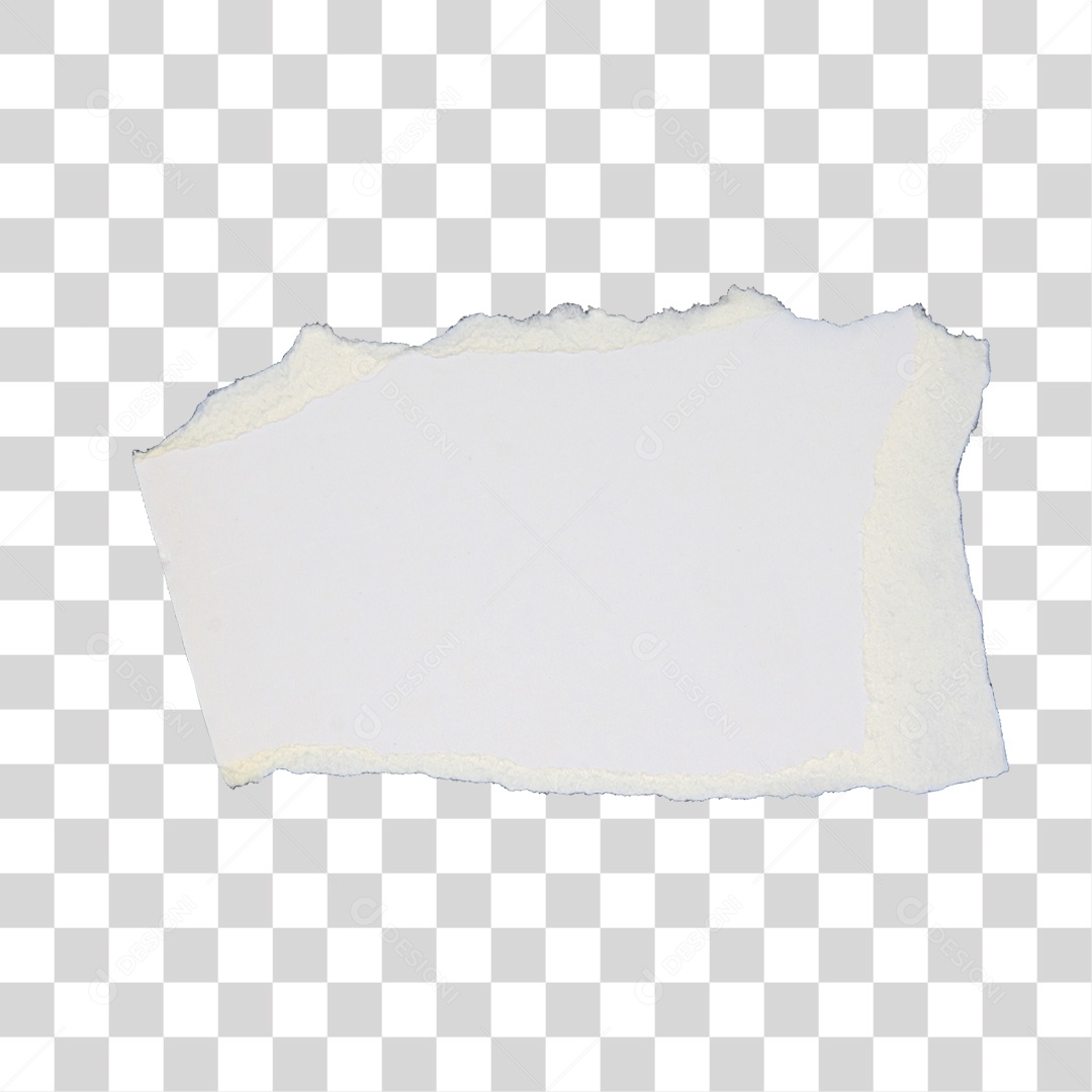 Pedaço de Papel Rasgado PNG Transparente