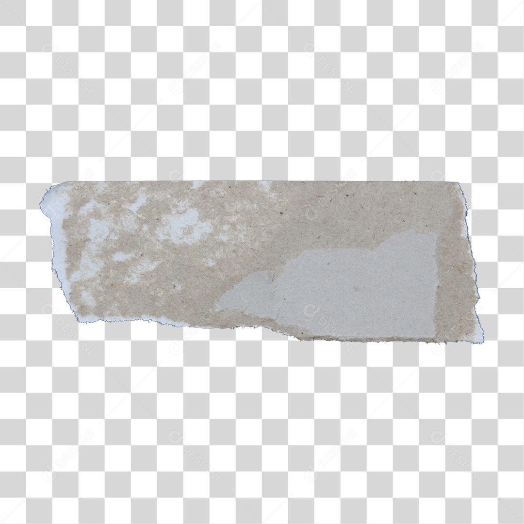 Pedaço de Papel Rasgado PNG Transparente