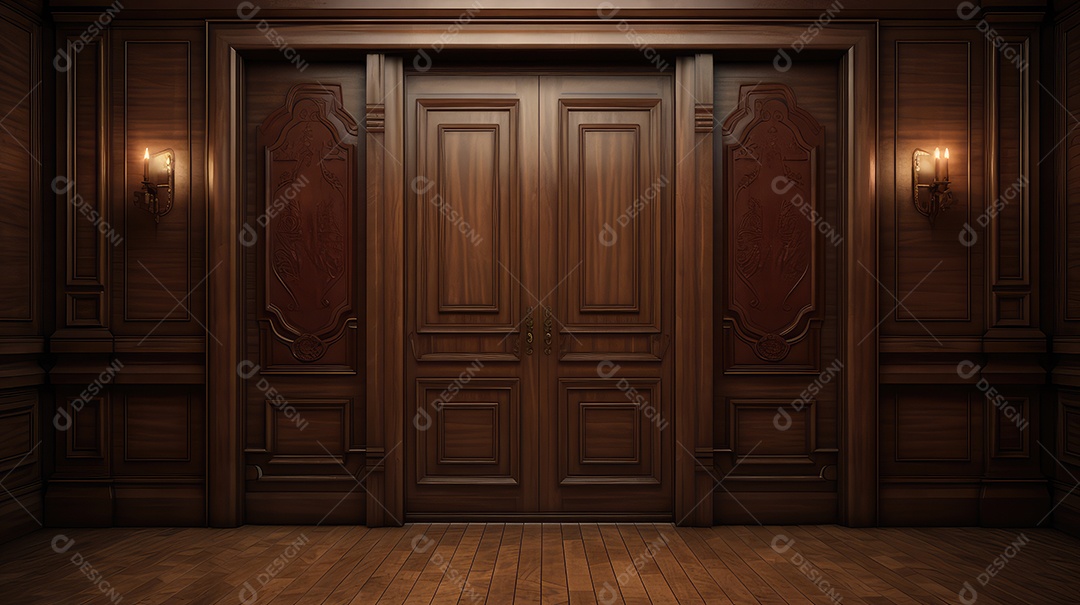 Portas de madeira rústicas