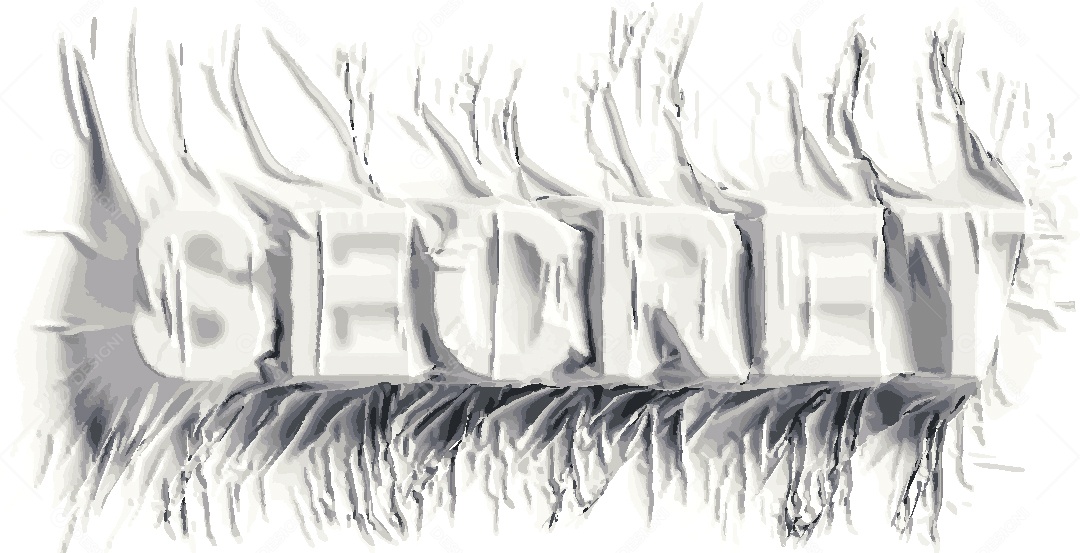 Pano 3D que Cai em Palavras Ilustração Vetor EPS