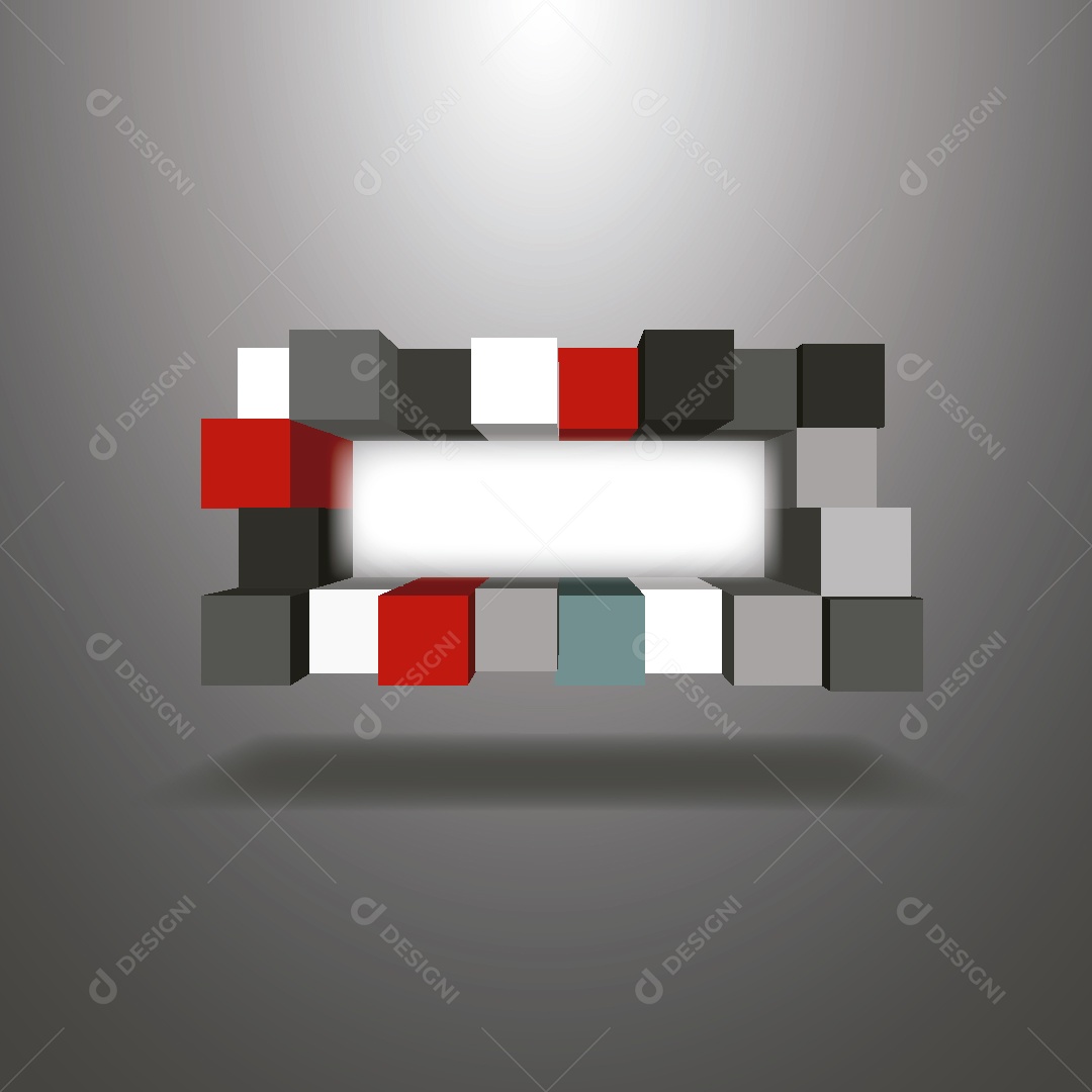 Mini Quadrados Colorido Vetor EPS