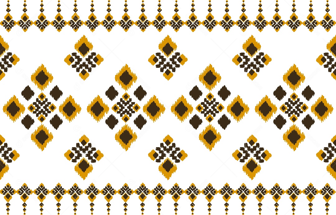 Padrão Étnico Ilustração Vetor EPS