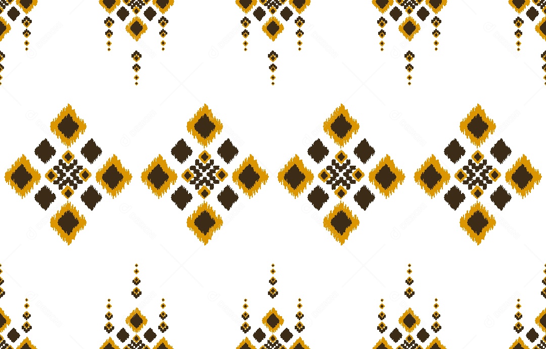 Padrão Étnico Ilustração Vetor EPS