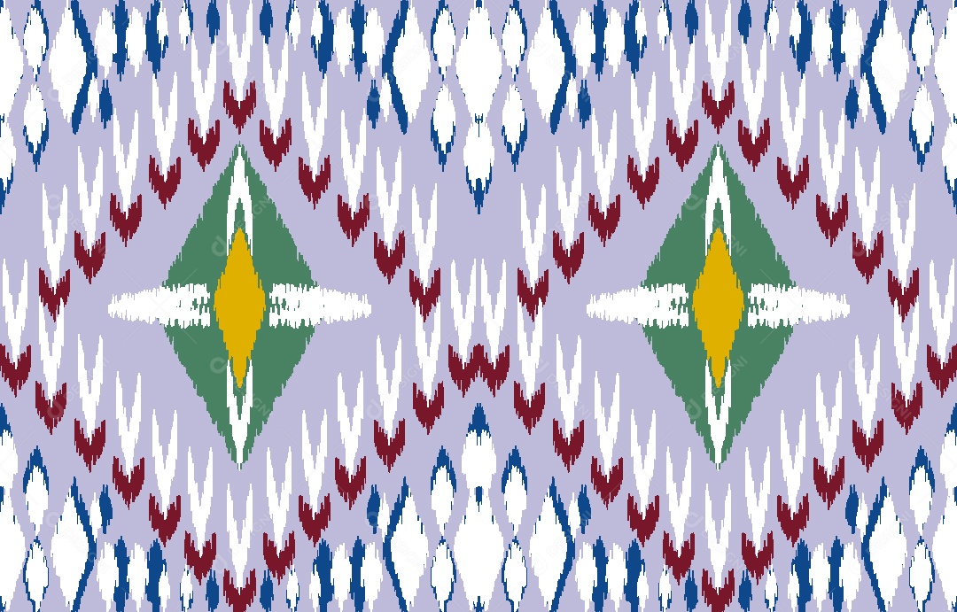 Padrão Étnico Ilustração Vetor EPS