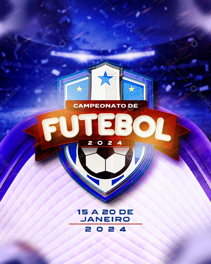 Feed Brasão Campeonato De Futebol 2024 Para Composição PSD