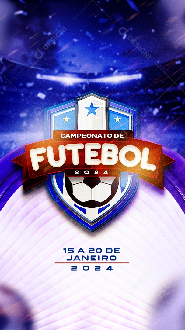 Story Brasão Campeonato De Futebol 2024 Para Composição PSD