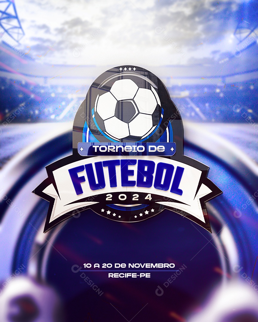 Feed Brasão De Torneio De Futebol 2024 Para Composição PSD