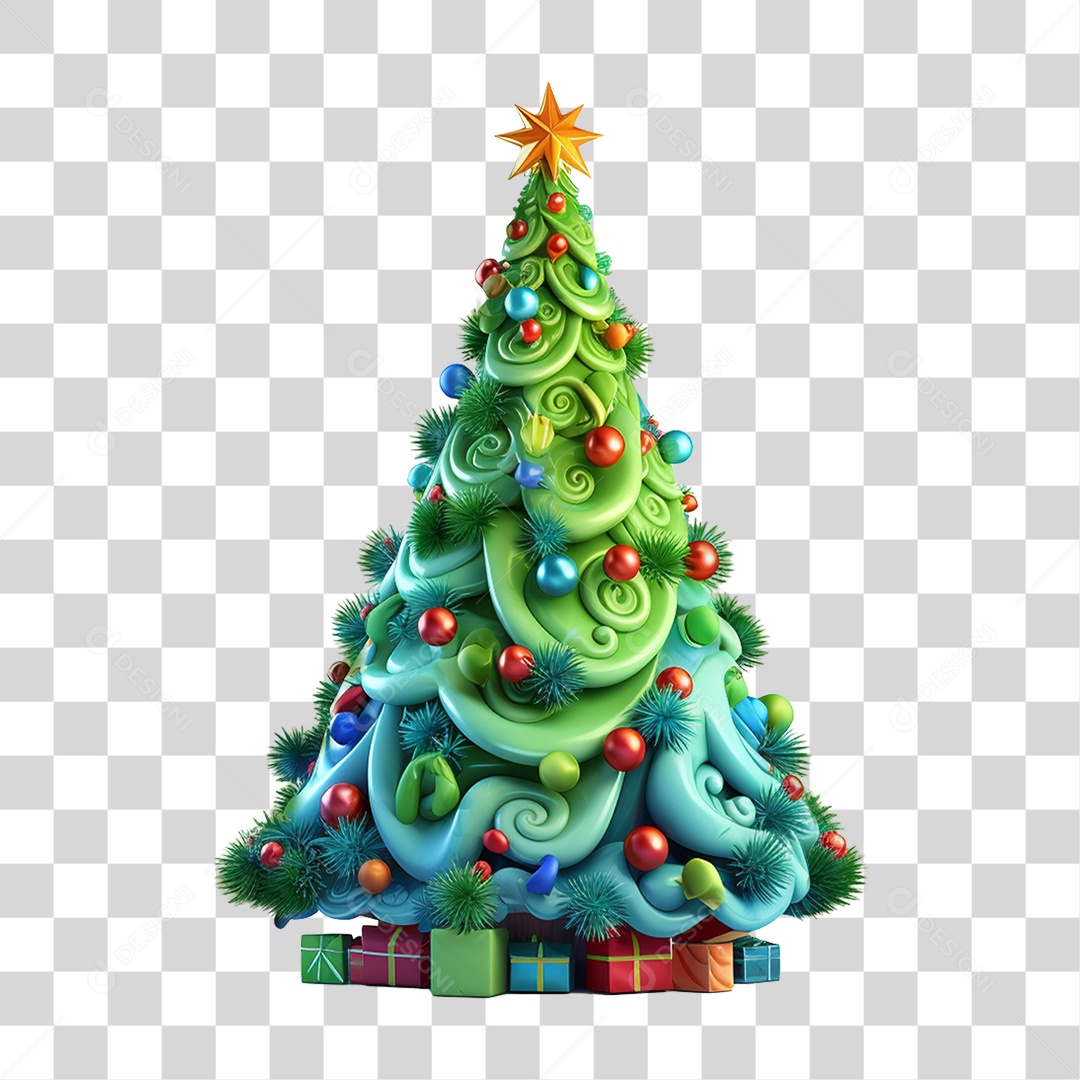 Árvore de Natal PNG Transparente