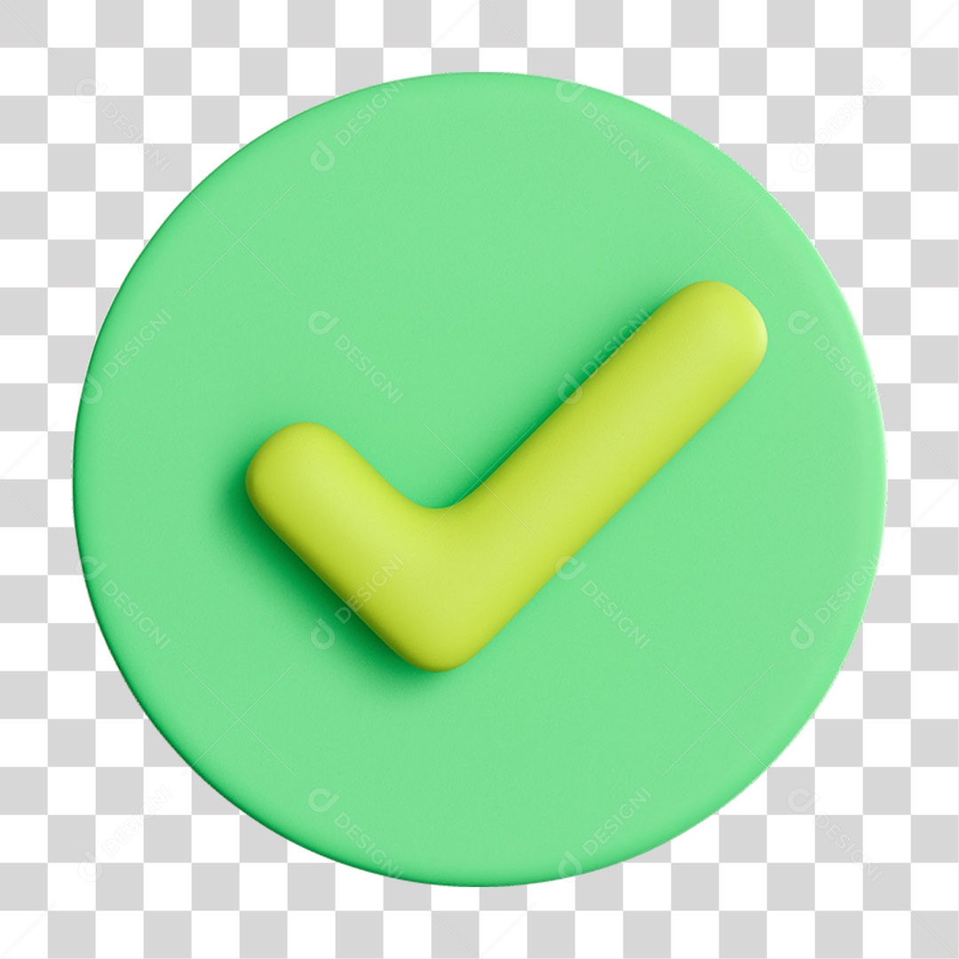 Ícone Sinal de Confirmação PNG Transparente