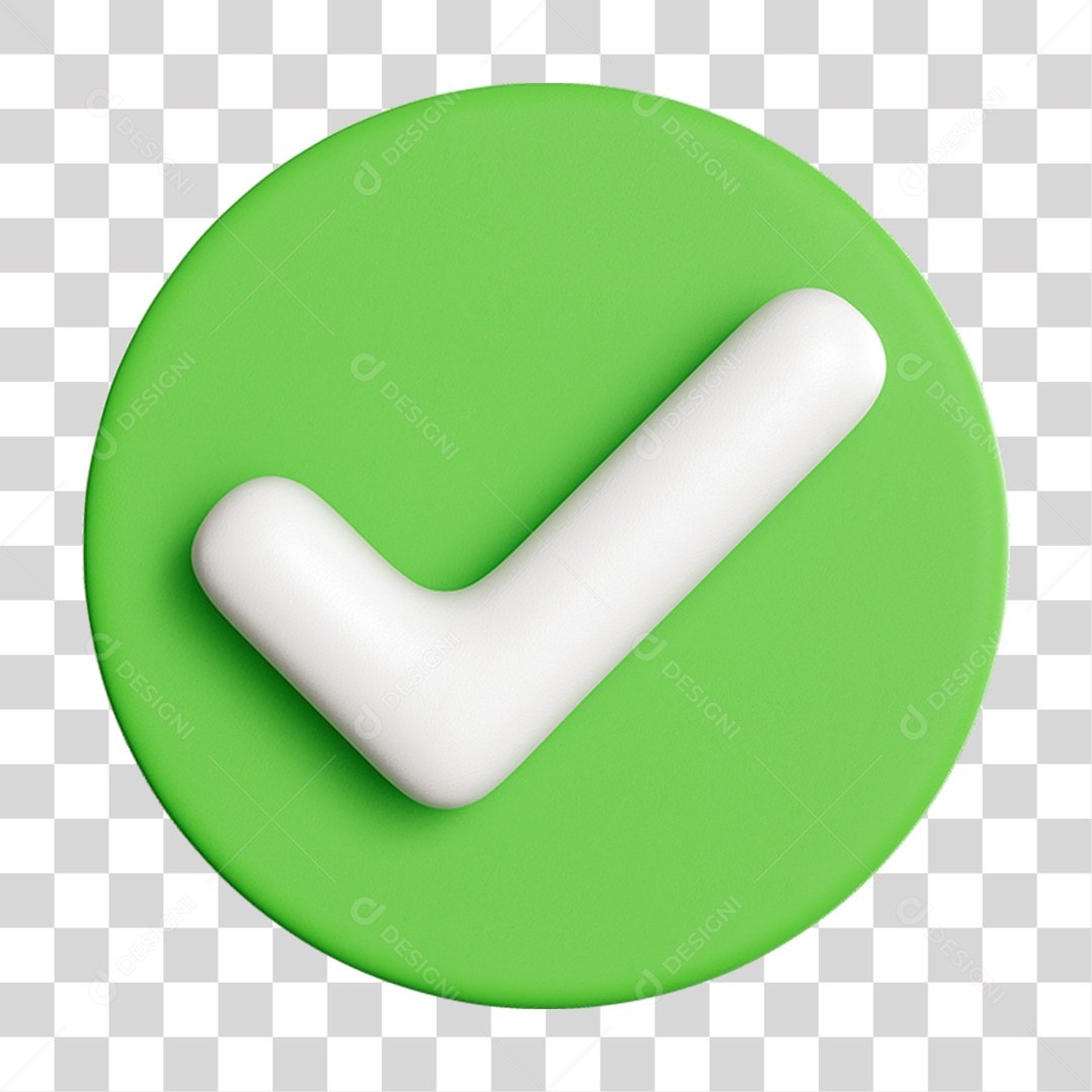 Ícone Sinal de Confirmação PNG Transparente