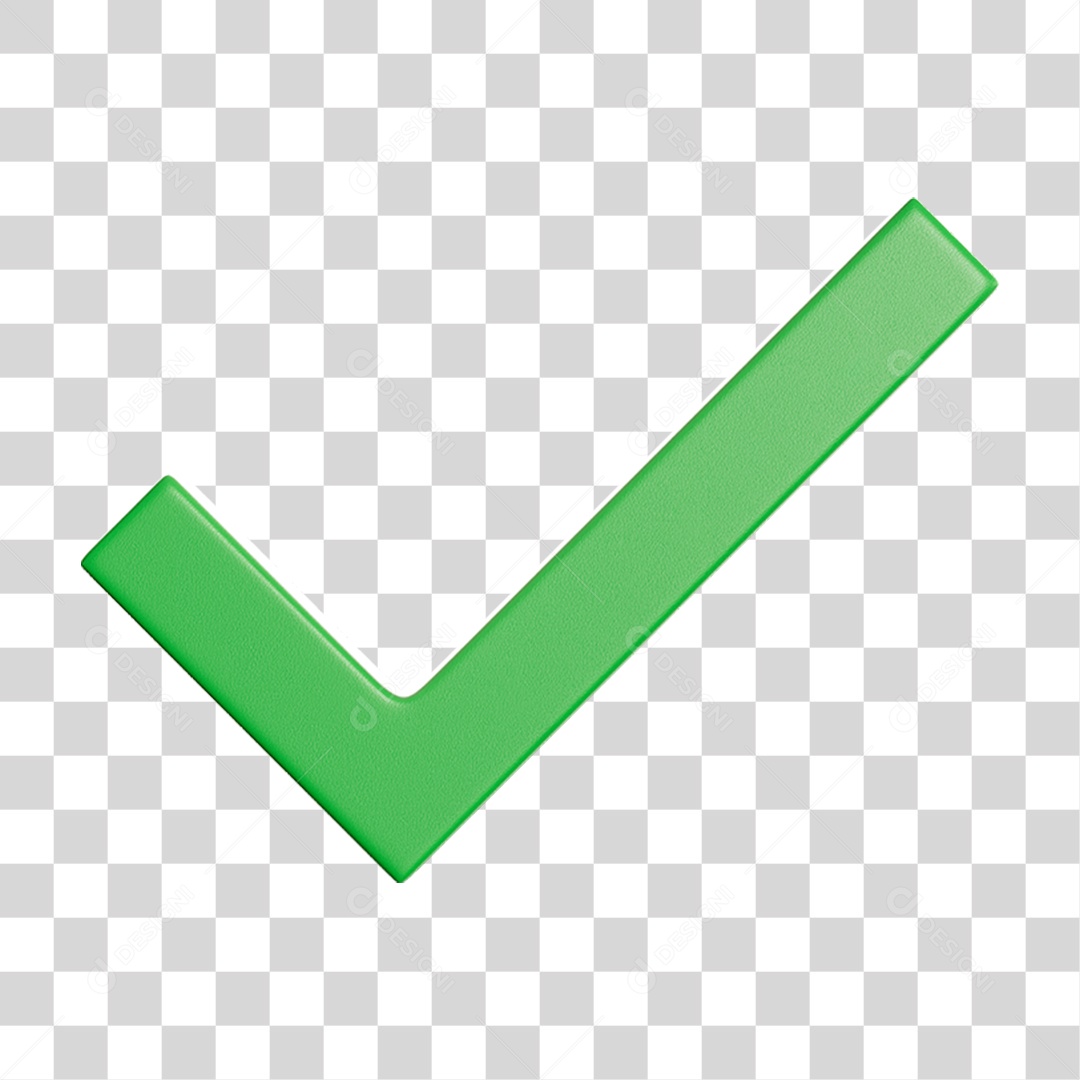 Ícone Sinal de Confirmação PNG Transparente