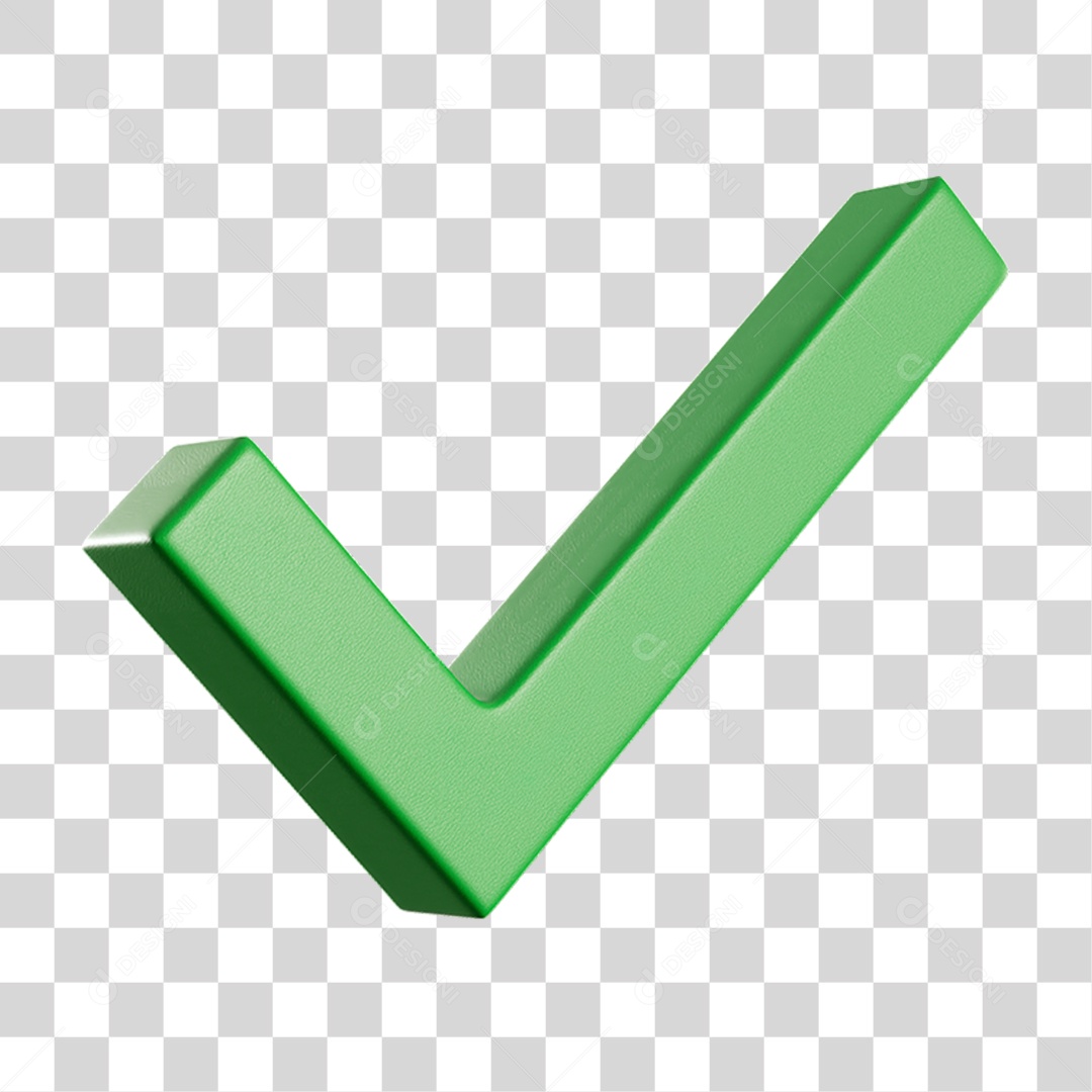 Ícone Sinal de Confirmação PNG Transparente