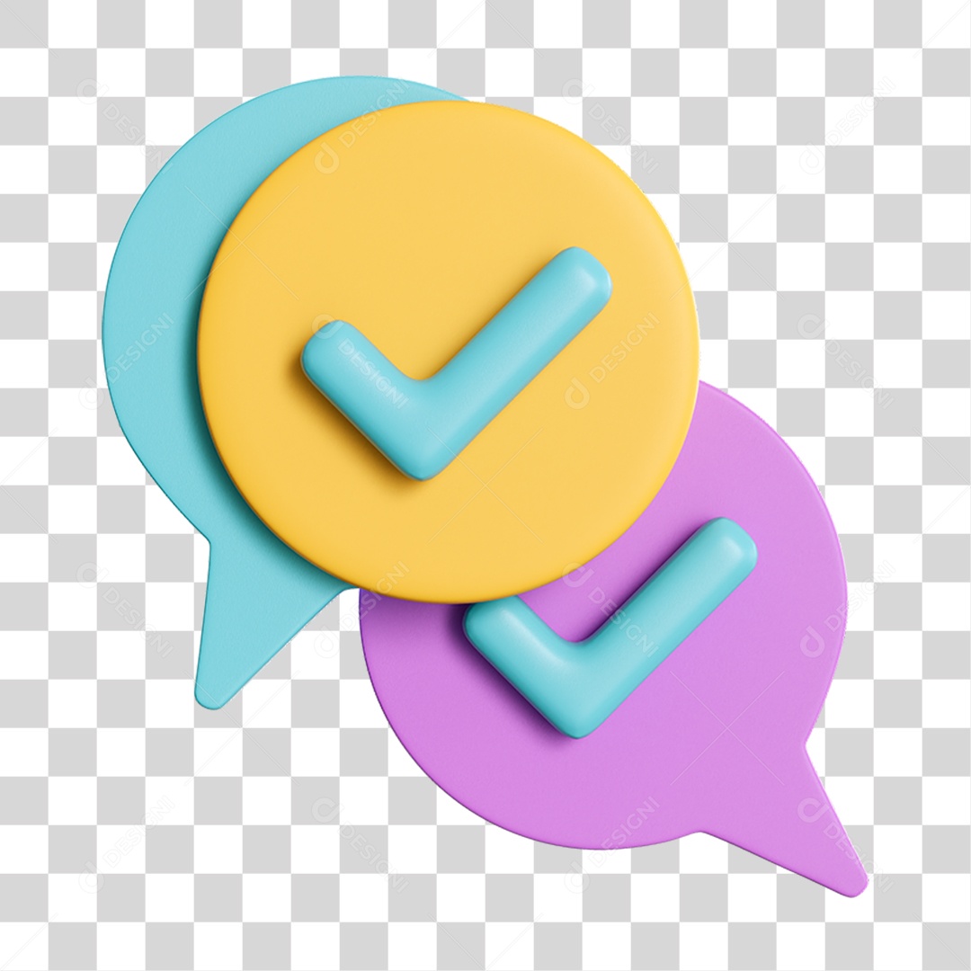 Ícones Mensagem de Confirmação PNG Transparente