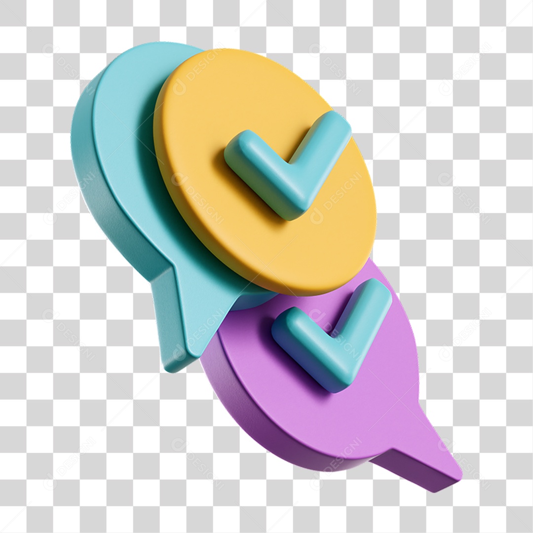 Transparent Confirmation Message PNG Icons