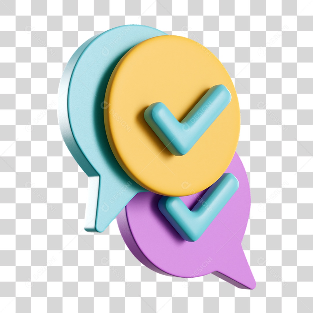 Ícones Mensagem de Confirmação PNG Transparente
