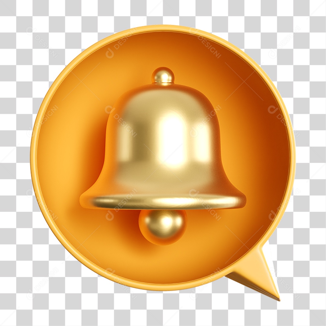 Ícone Sinal de Notificação PNG Transparente