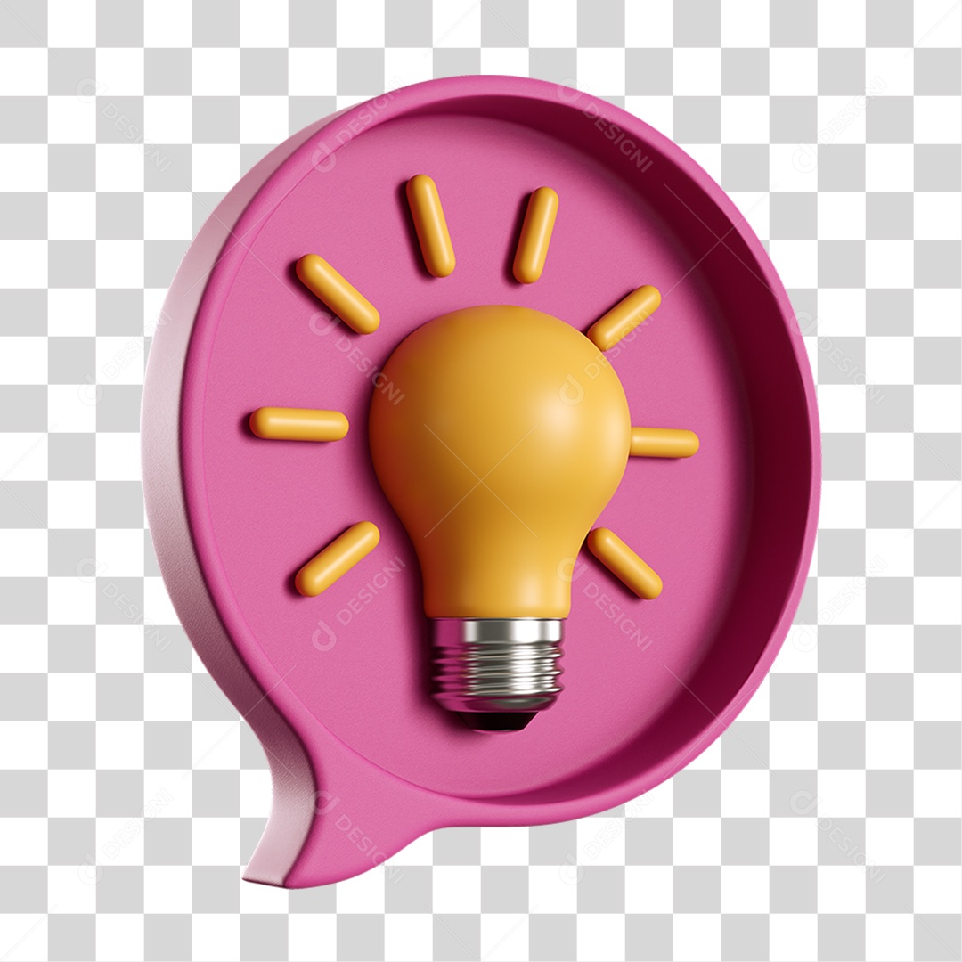 Ícone de Notificação de Mensagem com Luz PNG Transparente