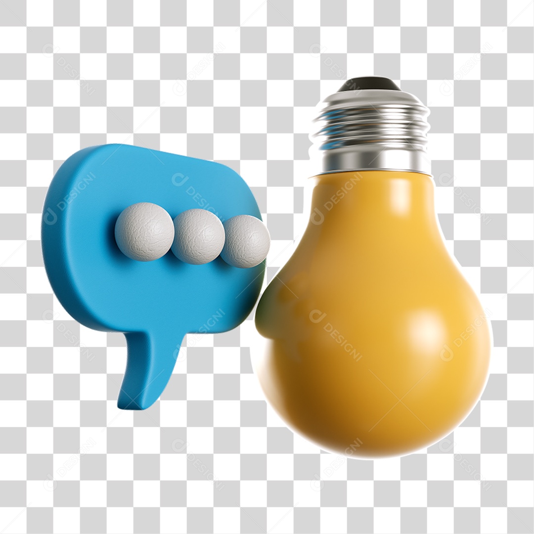 Ícone de Notificação de Mensagem com Luz PNG Transparente