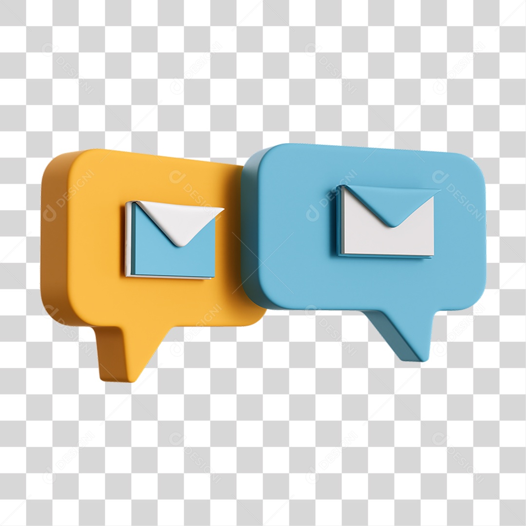 Ícone de Mensagem de Texto Notificação PNG Transparente