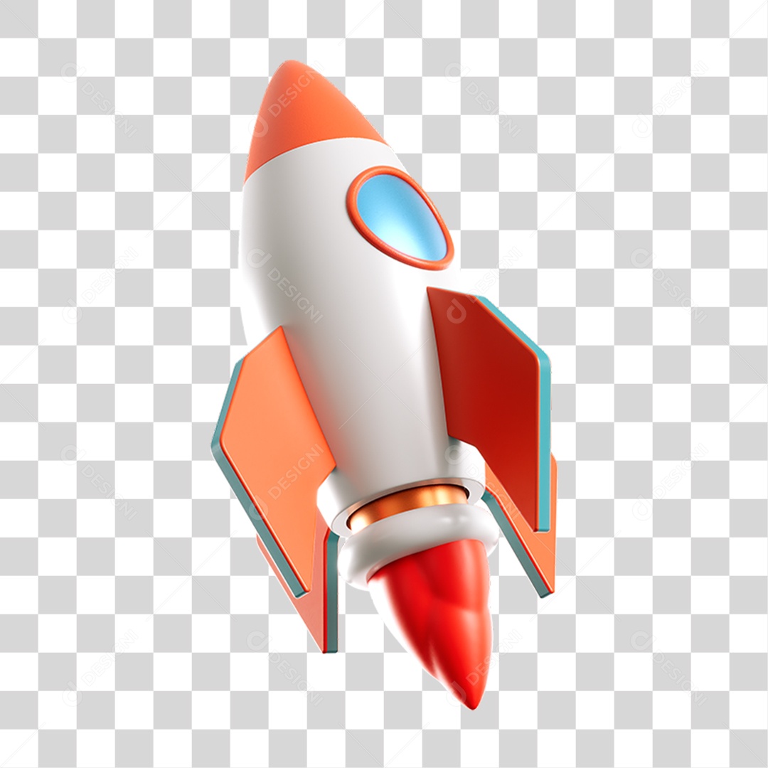 Ícone Foguete Espaçonave PNG Transparente