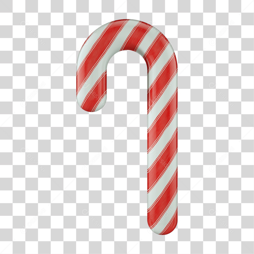 Bastão de doce Natal PNG Transparente